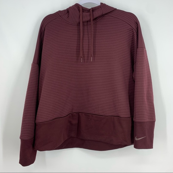 Sweatshirts Nike Sportswear Air Fleece Pullover Hoodie Burgundy